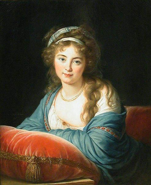 elisabeth vigee-lebrun La comtesse Skavronskaia Germany oil painting art